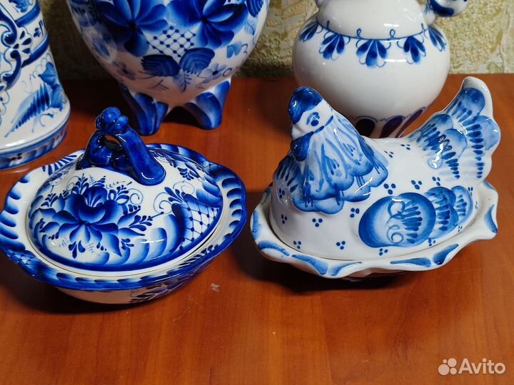 Посуда Гжель