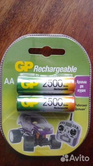 Аккумуляторные батареи GP 2500mAh