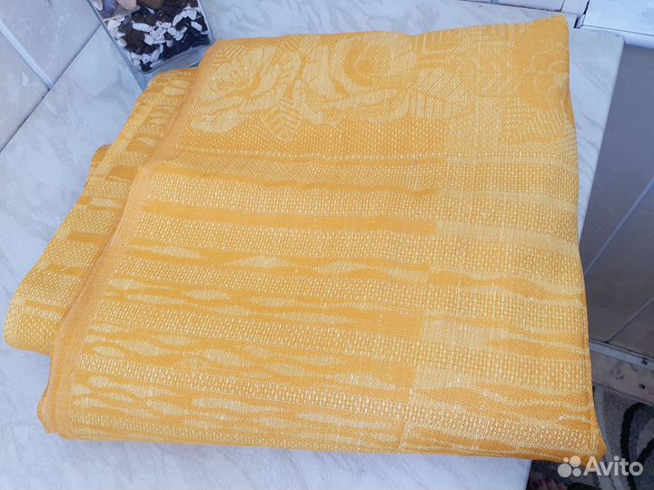 Портьерная ткань из льна и вискозы, новая