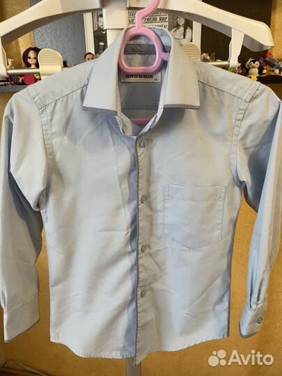 Рубашка школьная для мальчика размер 29