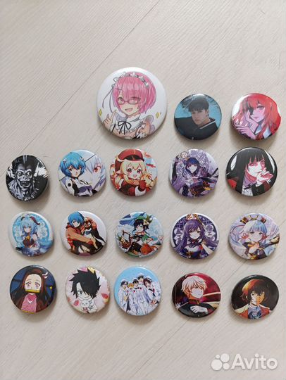 Значки аниме