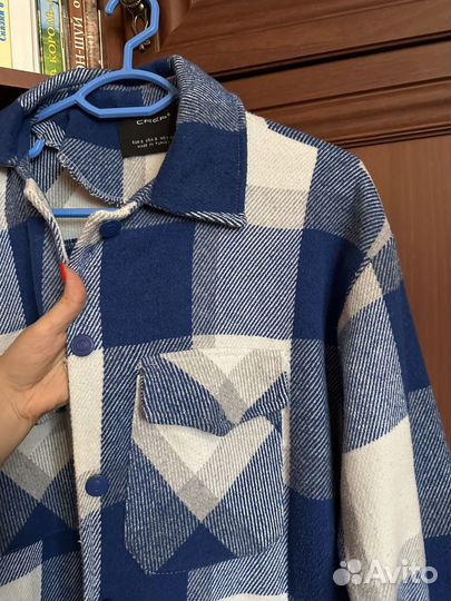 Рубашка клетчатая теплая