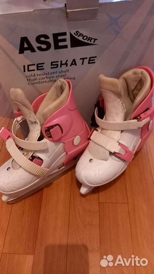 Коньки детские раздвижные,б/у