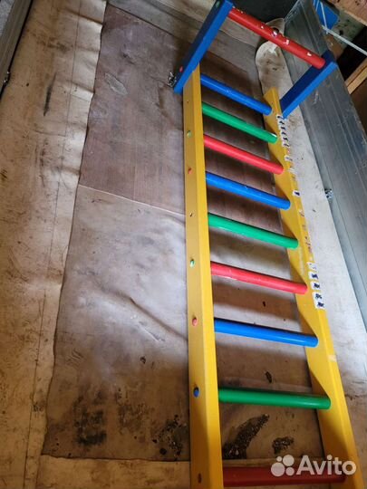 Детская шведская стенка деревянная