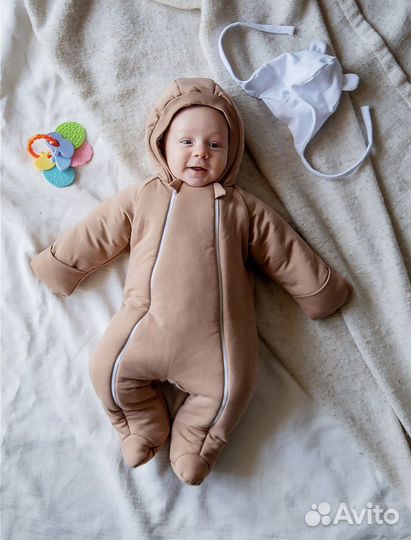 Утепленный комбинезон Little Kiddy размер 62-68