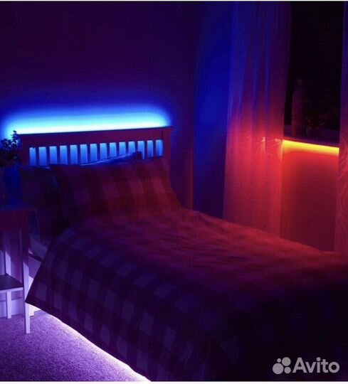 Светодиодная лента с пультом 5 м