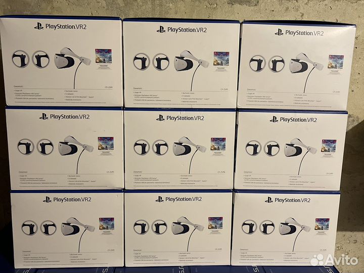 Sony playstation VR2 с игрой horizon (рус)