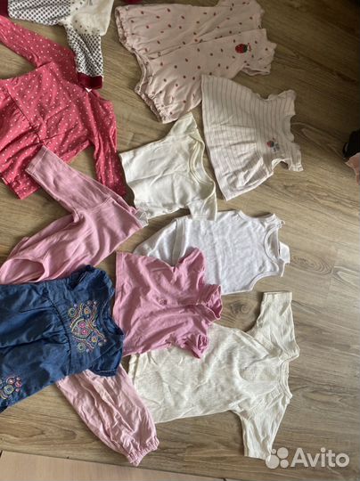 Вещи пакетом на девочку 80 86