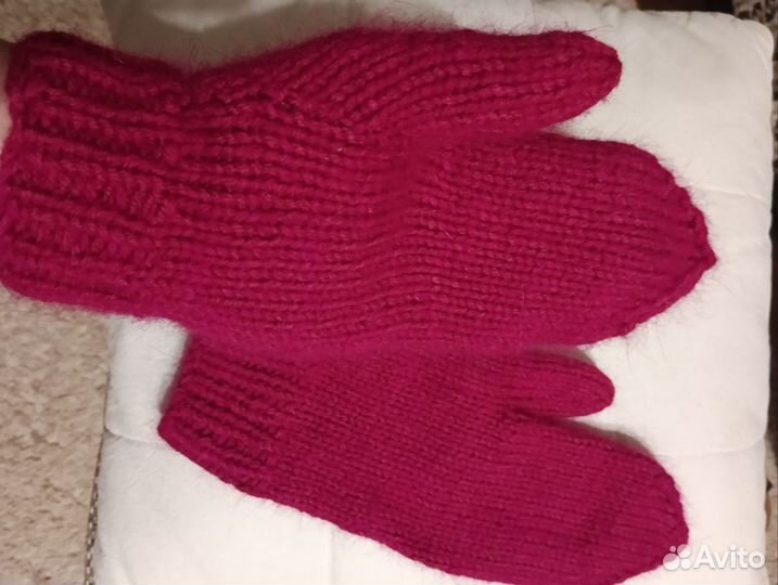 Варежки женские ручная работа