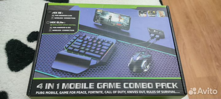 Клавиатура и мышь для телефона