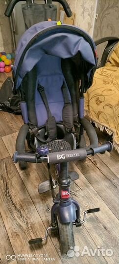 Велосипед коляска с ручкой