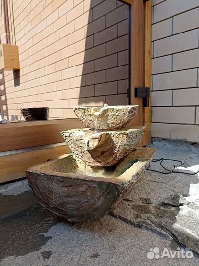 Декоративный фонтан водопад