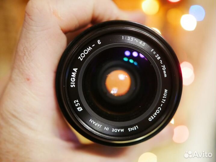 Pentax sigma 28-70 3,5-4,5 светлый мануальный штат