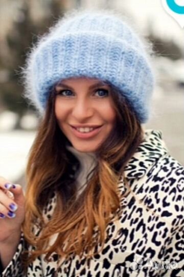 Тёплая, пушистая шапочка в наличии