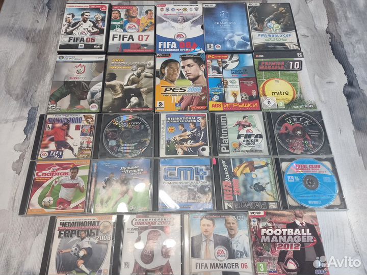 Коллекция PC игры Футбол Лига FIFA Soccer Manager