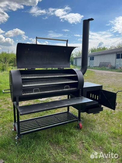 Мангал коптильня смокер