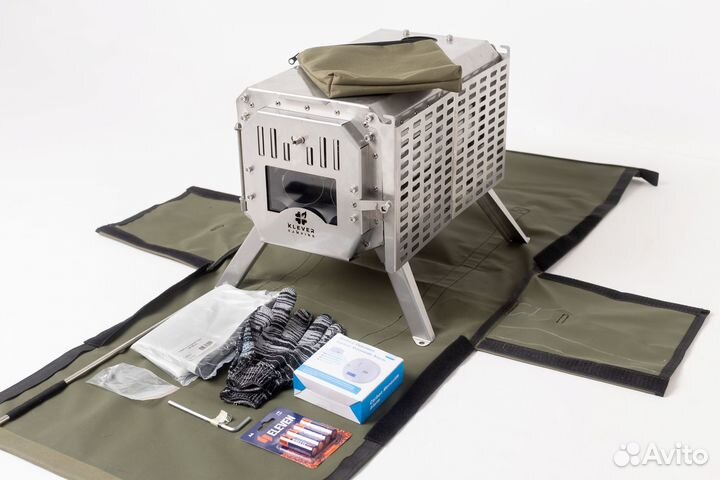 Печь для зимней палатки с Духовкой KleverCamping