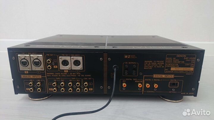 Denon DAP 5500 пред усилитель / цап 230В Japan
