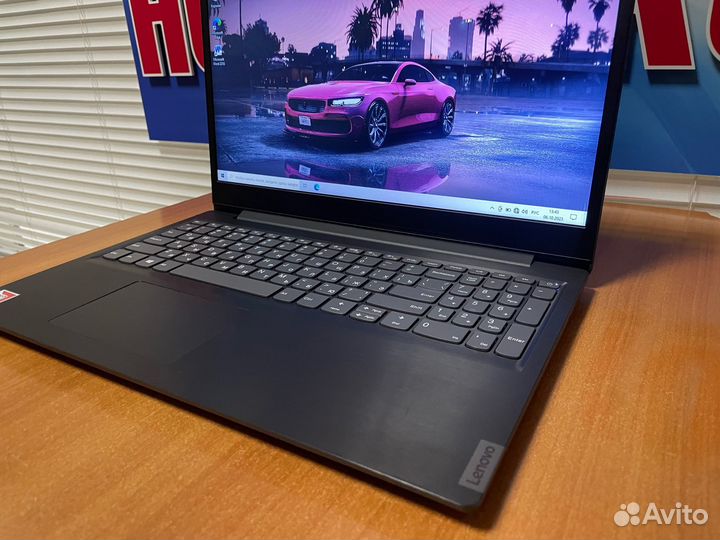 Тонкорамочный ноутбук / как новый / 16gb