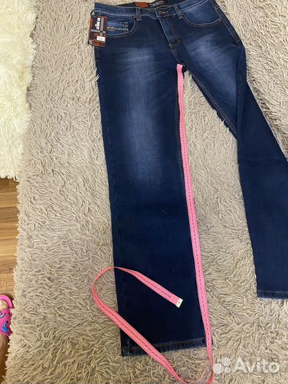 Джинсы утепленные мужские 34