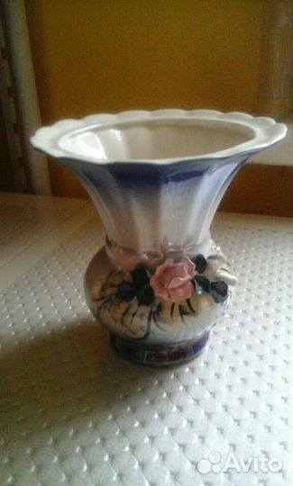 Вазы цветное стекло