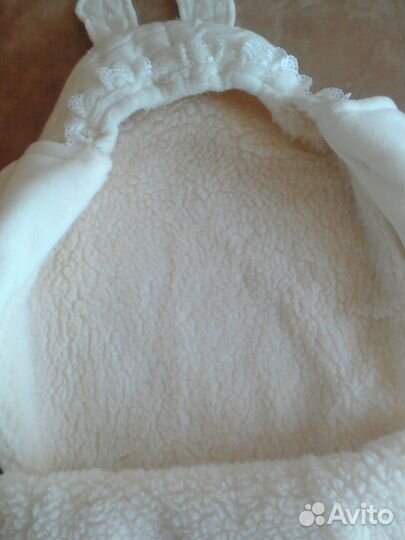 Теплый конверт на выписку