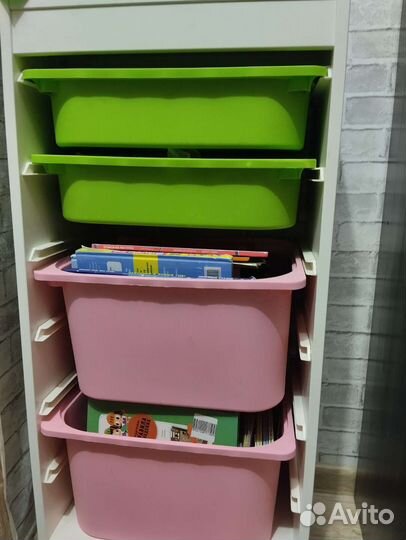 Стеллаж IKEA труфаст белый