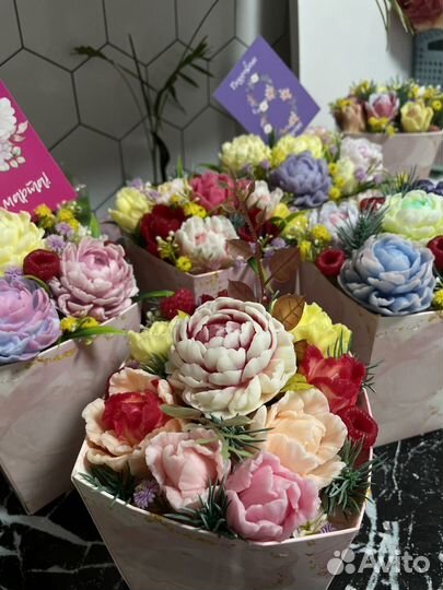 Букет из мыла