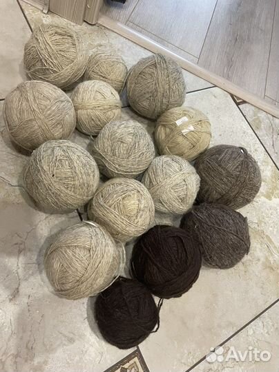 Шерсть натуральная ручной работы овечья