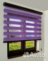 Рулонные шторы день-ночь/зебра