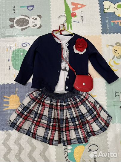 Коплект для девочки нарядный 92