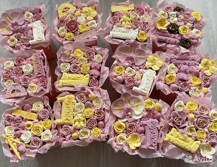 Шоколадные букеты для учителя к 1 сентября подарок