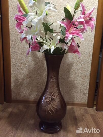 Ваза напольная керамическая 60 см