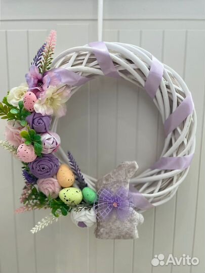 Пасхальный декор,венок