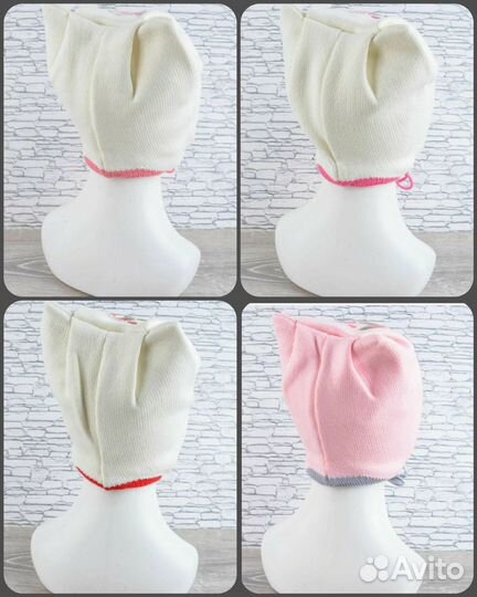 Новые шапки, осень/весна, полушерстяные, 54р