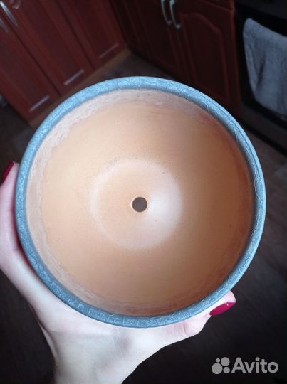 Глиняное кашпо