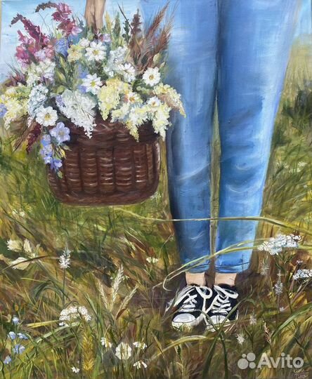 Картина маслом «Лето»