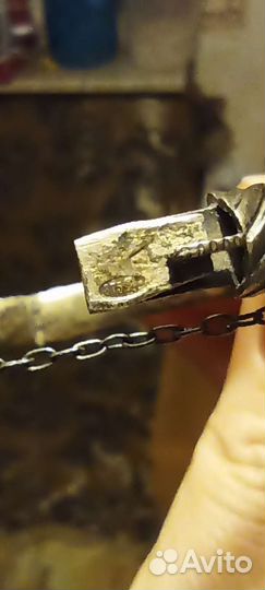 Серебряный браслет старинный