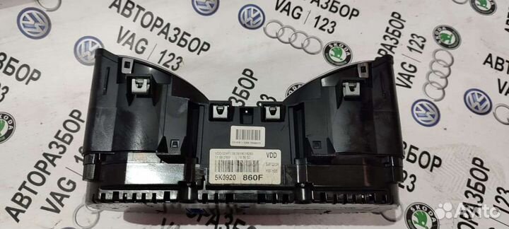 Панель приборов Фольксваген Гольф 6