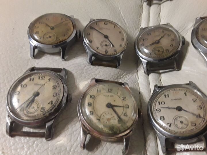 Часы Победа 1мчз, ччз, пчз.редкие 1950е 15шт