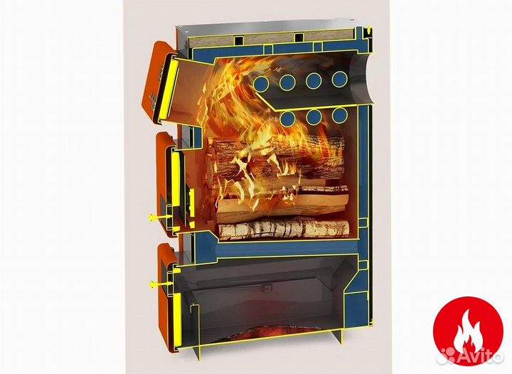 Твердотопливный котел теплодар куппер про-16 (2.0)