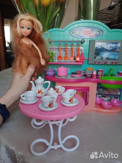 Кухня для кукол барби