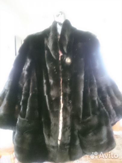 Шуба норковая поперечка в отличном состоянии