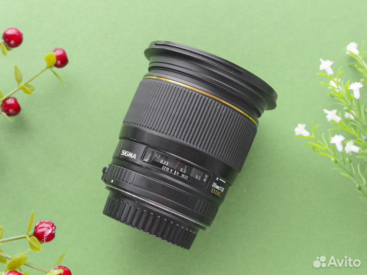 Объектив Sigma 20mm f1.8 DG (для Canon)