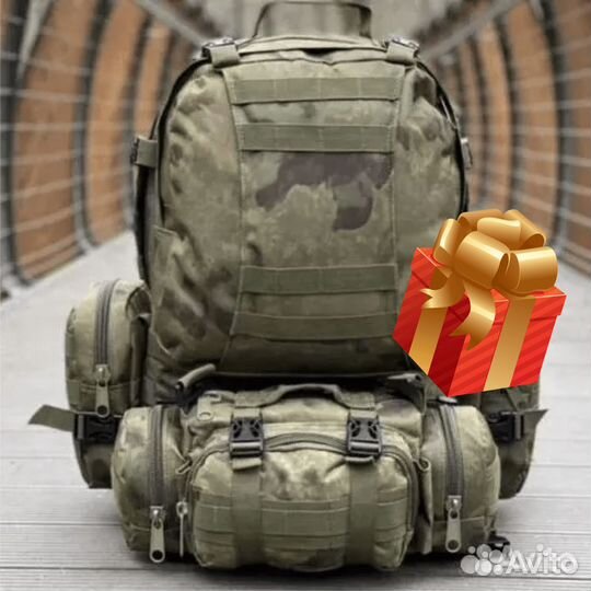 Тактический рюкзак 55 +15 литров