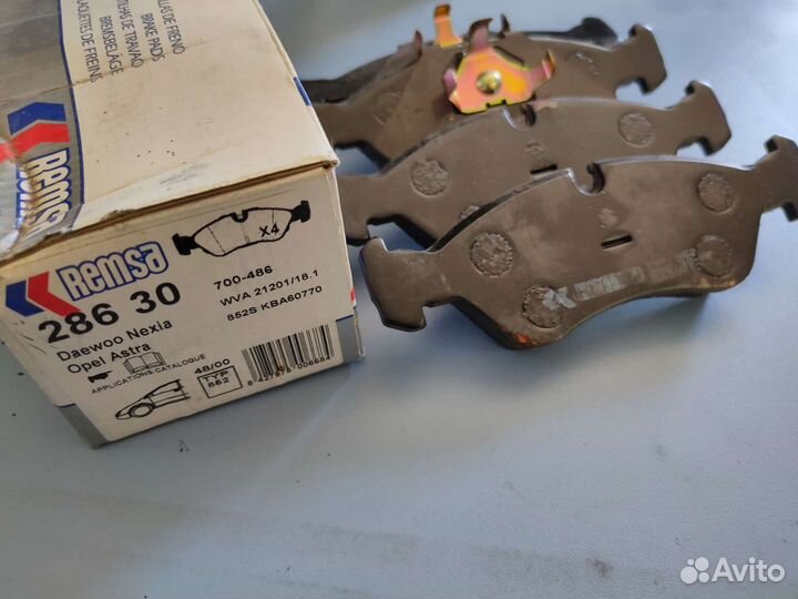 Тормозные колодки opel astra / daewoo nexia