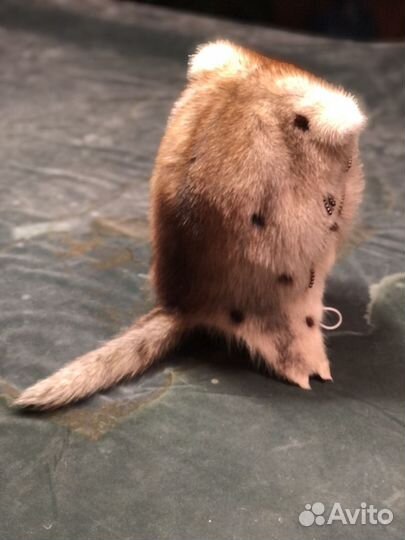 Детская норковая шапочка