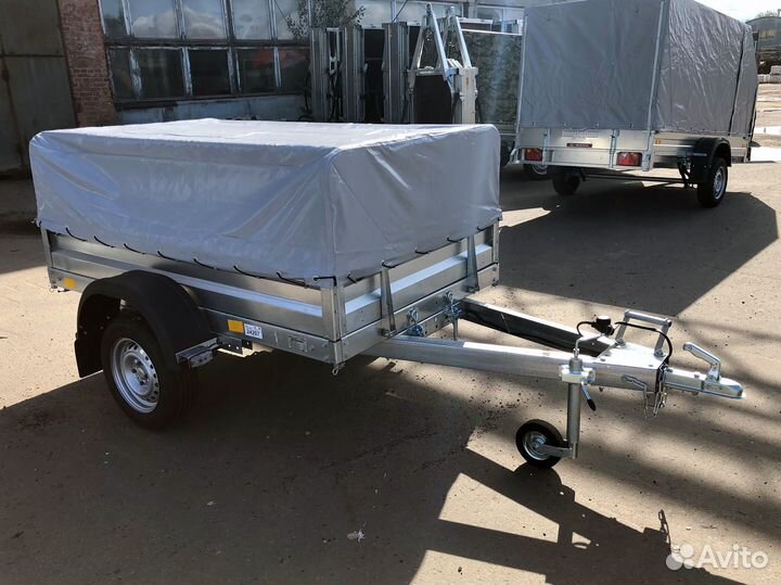 Прицеп 2,0х1,3 рессора AL-KO с тентом