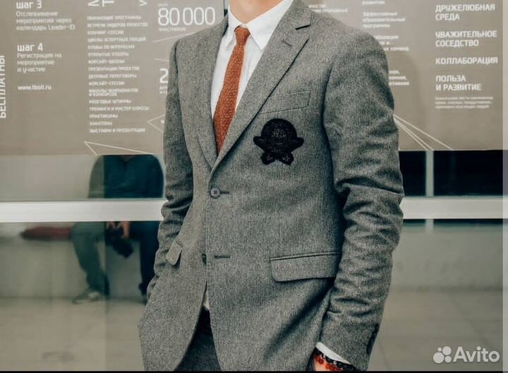 Пиджак мужской из шерсти