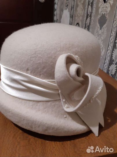 Шляпа фетровая женская